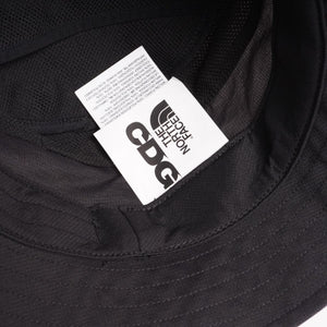 ノースフェイス×コムデギャルソン ブラック リップストップ パッカブル