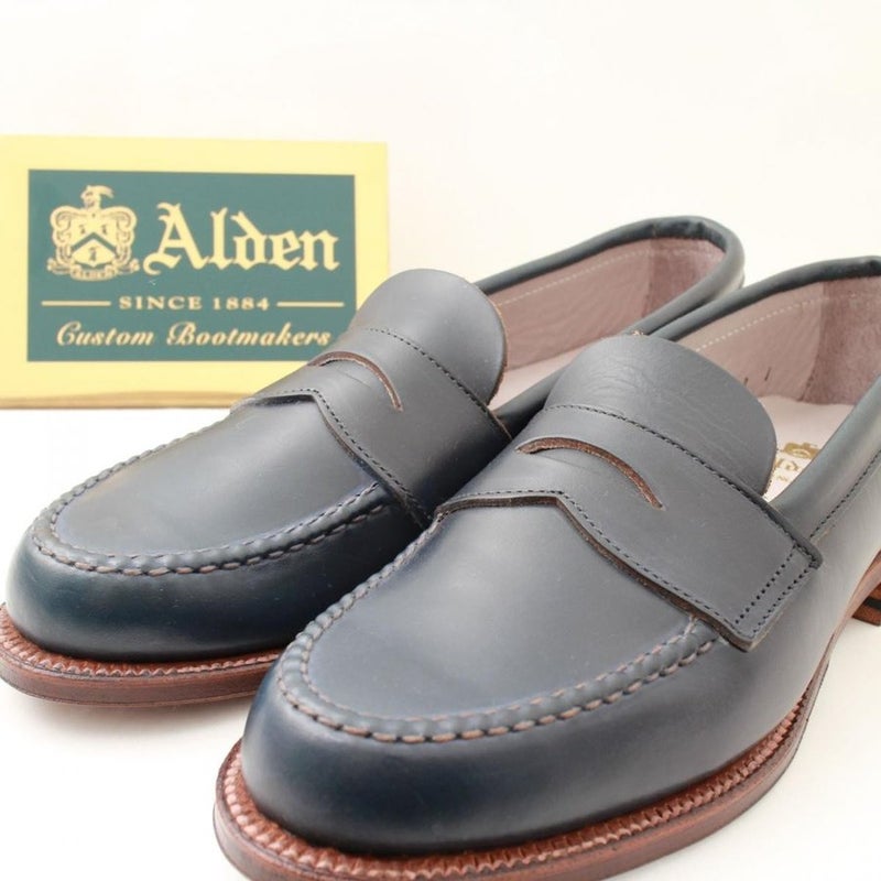 ALDEN オールデン 7D ネイビー ペニーローファー クロムエクセル VAN