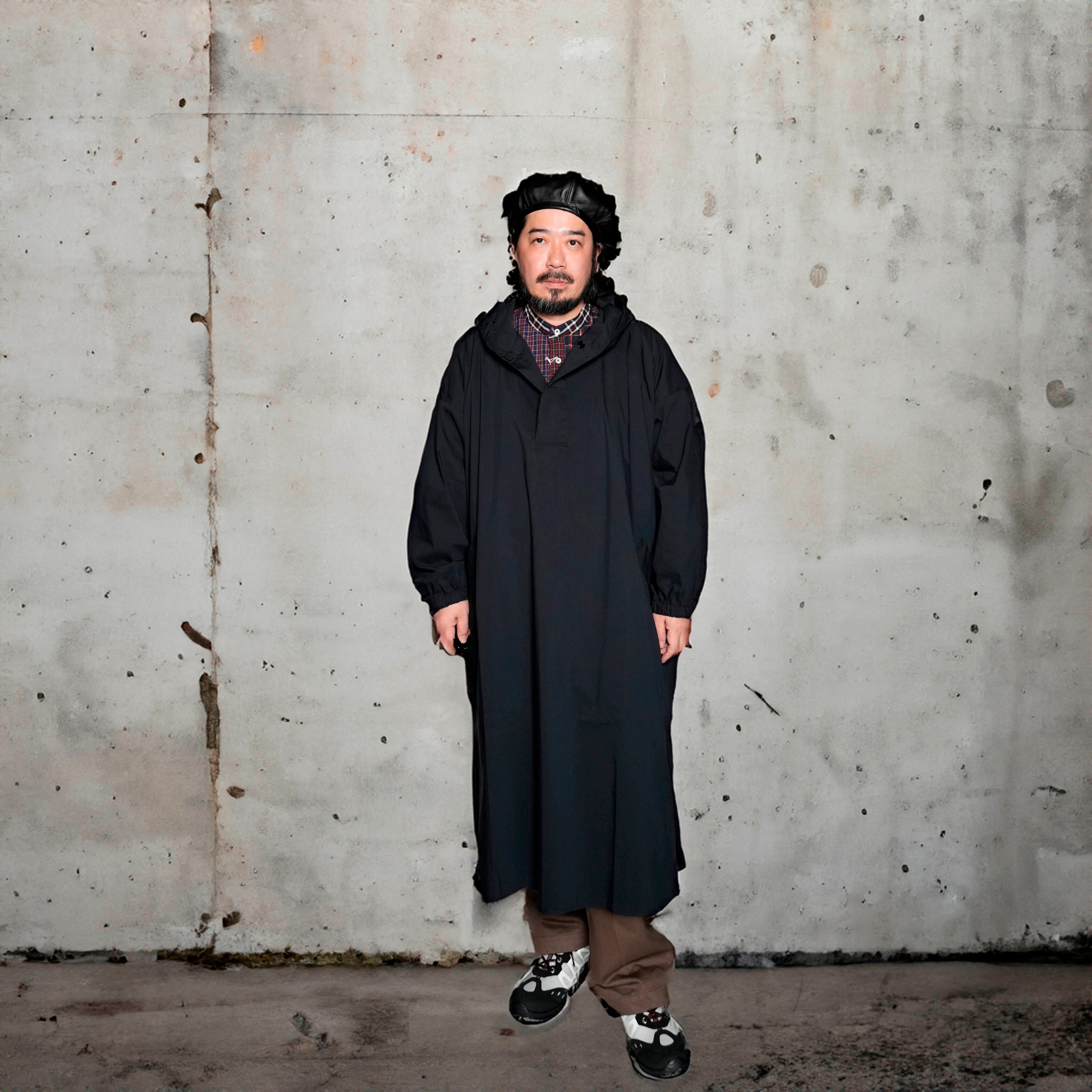 WCO24534 | コットンウエザーフーディーコート | Color:スミクロ【PUB_