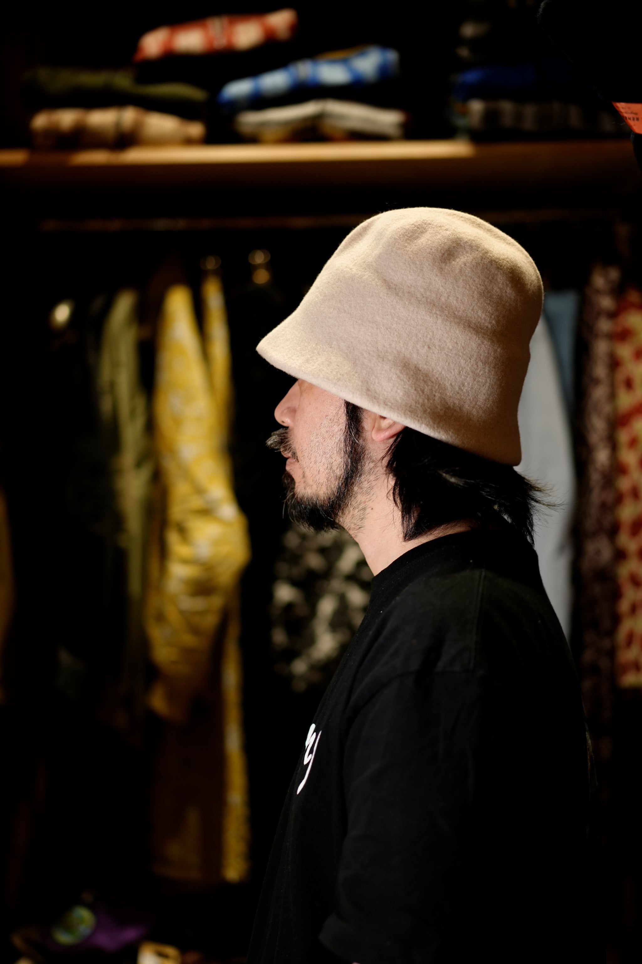 KO-008 | Clochard Hat | Color:Black/Espresso/Pebble【KOPKA_コプカ