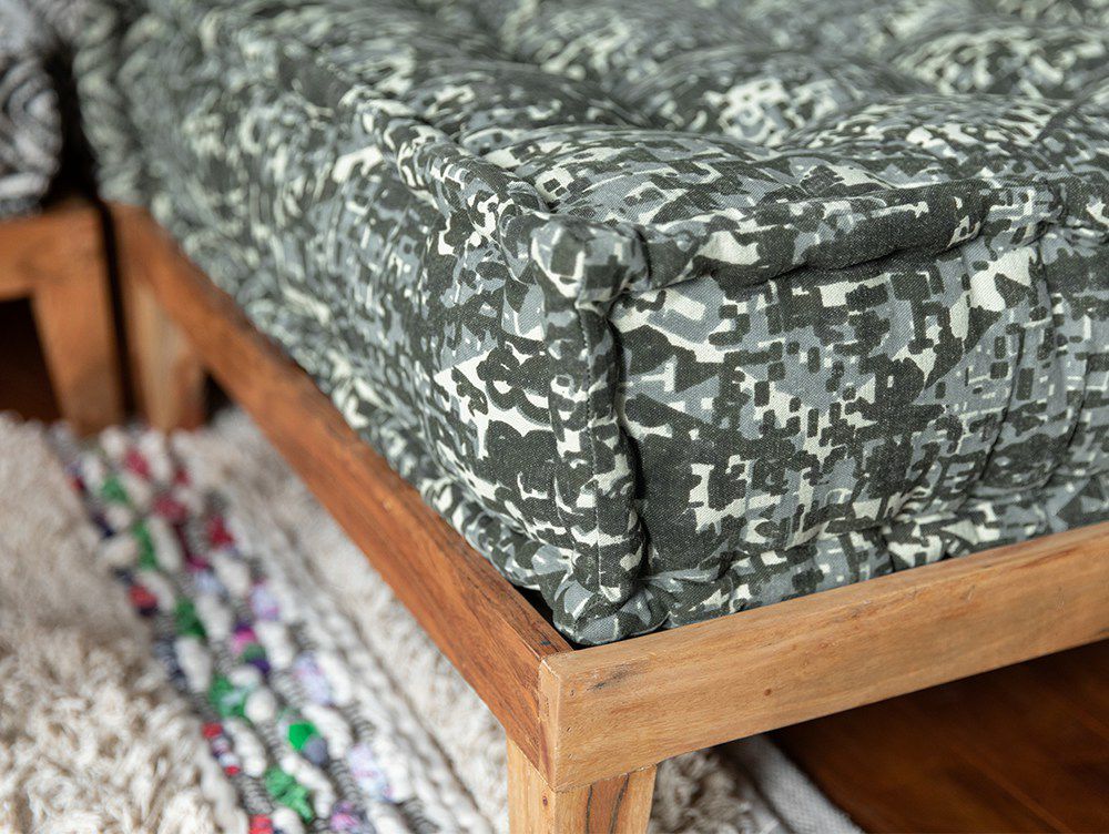 ブロック マルチ ザブ オットマン HUS ホワイト - a.depeche(アデペシュ)