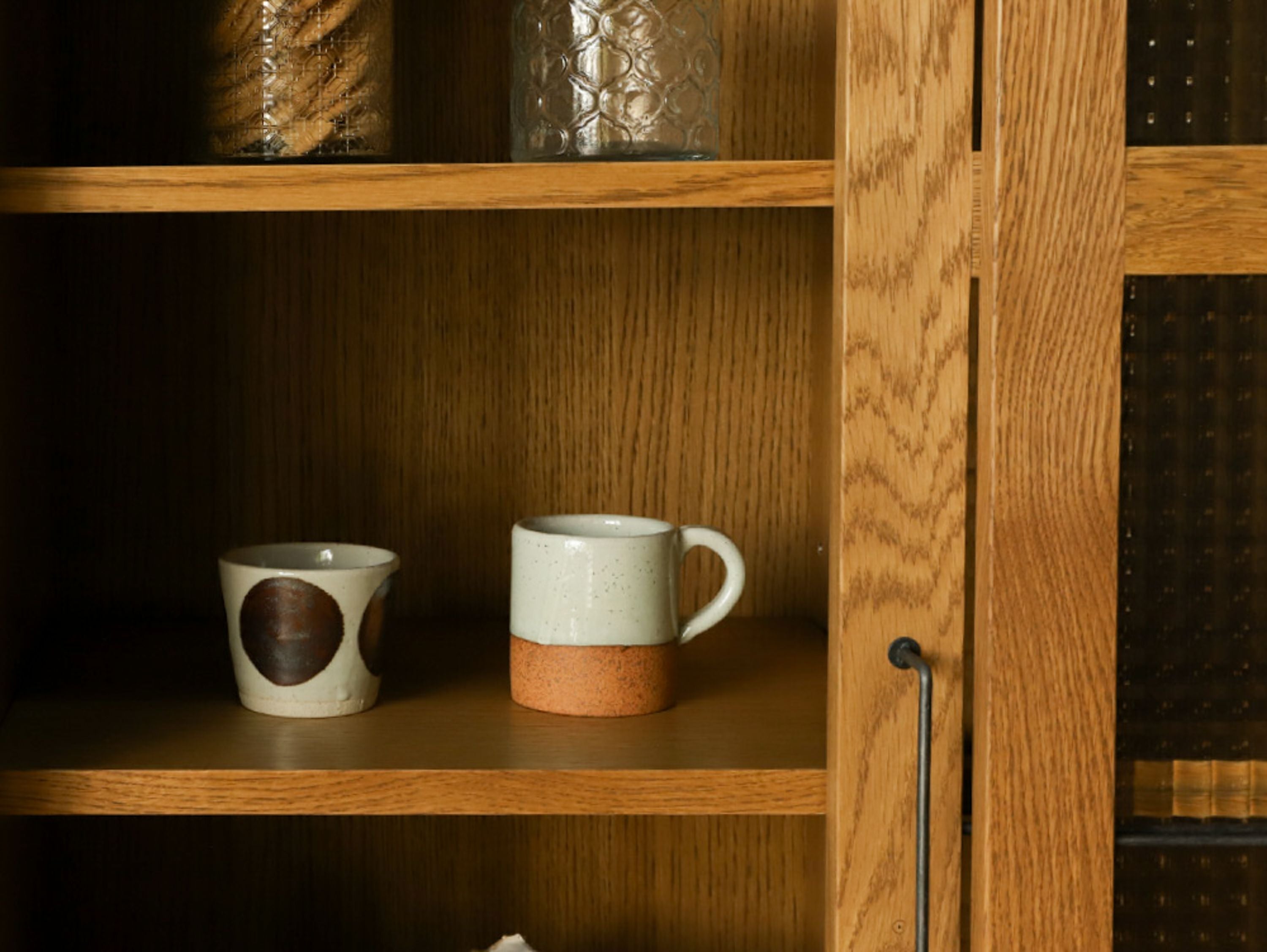 クーポン対象】カデル スライドガラスキャビネット ハイ - a.depeche