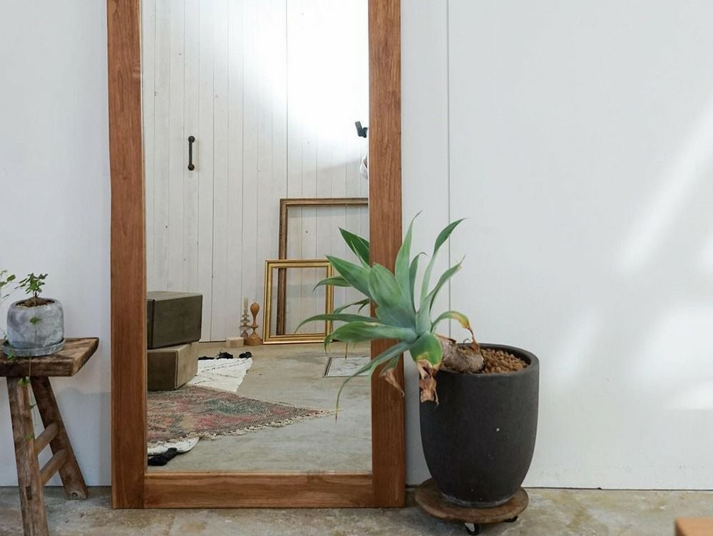 オールドチークミラー L | 家具・インテリア a.depeche(アデペシュ)