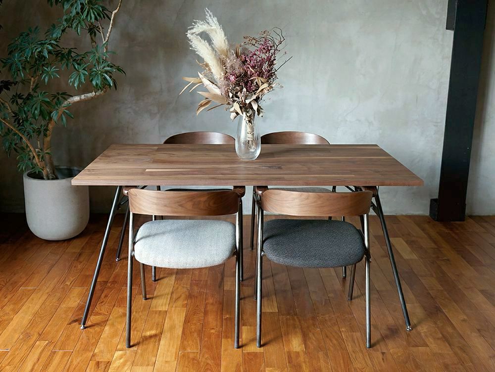 クーポン対象】ダニス ショートアームチェア アーム ウォルナット - a