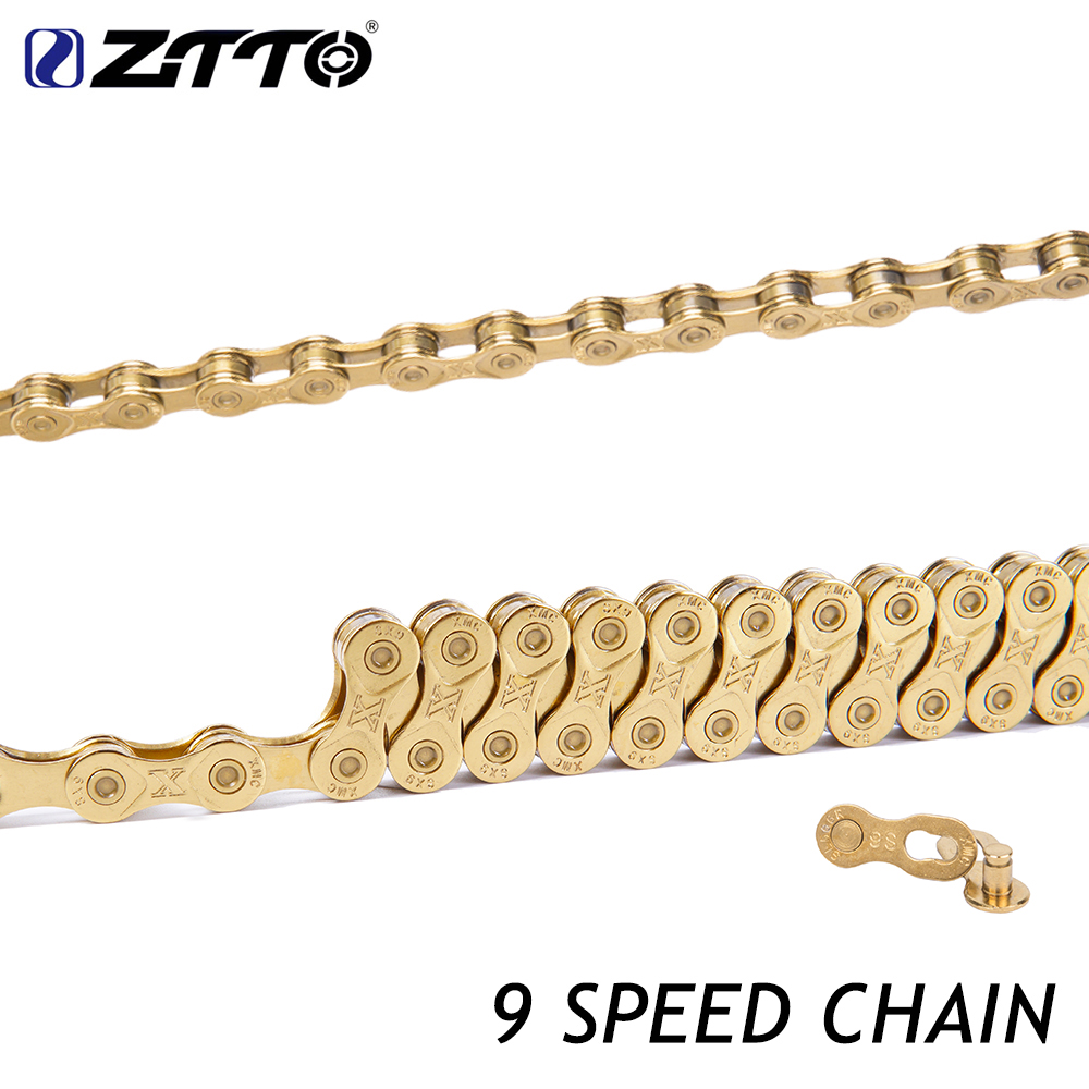ZTTO 9 Speed Chain Road MTB Mountain Bike Road Bicycle Titanium Nitrid