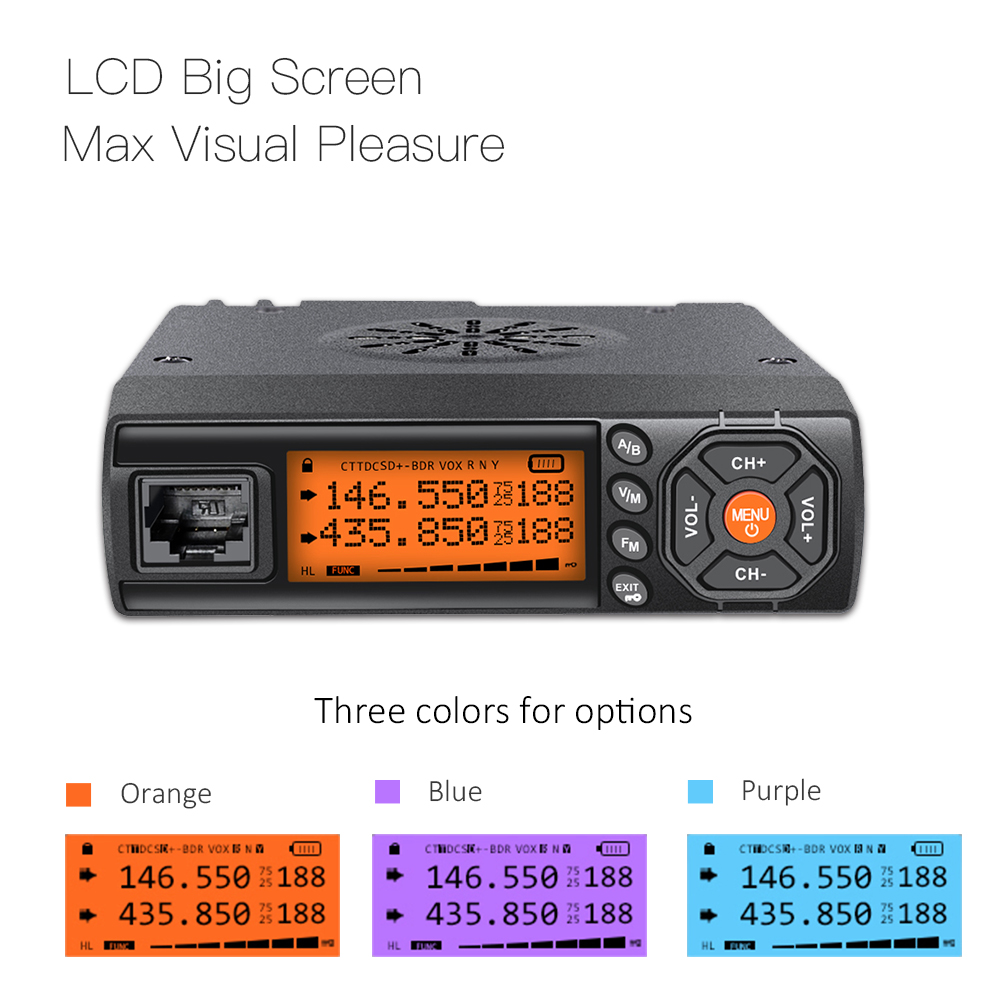 Zastone z218 VHF UHF ミニラジオ 25 ワットトランシーバー車双方向