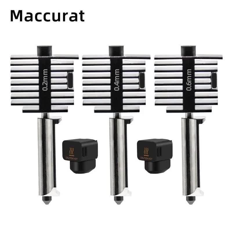 Bambu Lab A1 ミニホットエンドキット 0.2/0.4/0.6/0.8mm 硬化鋼ノズル