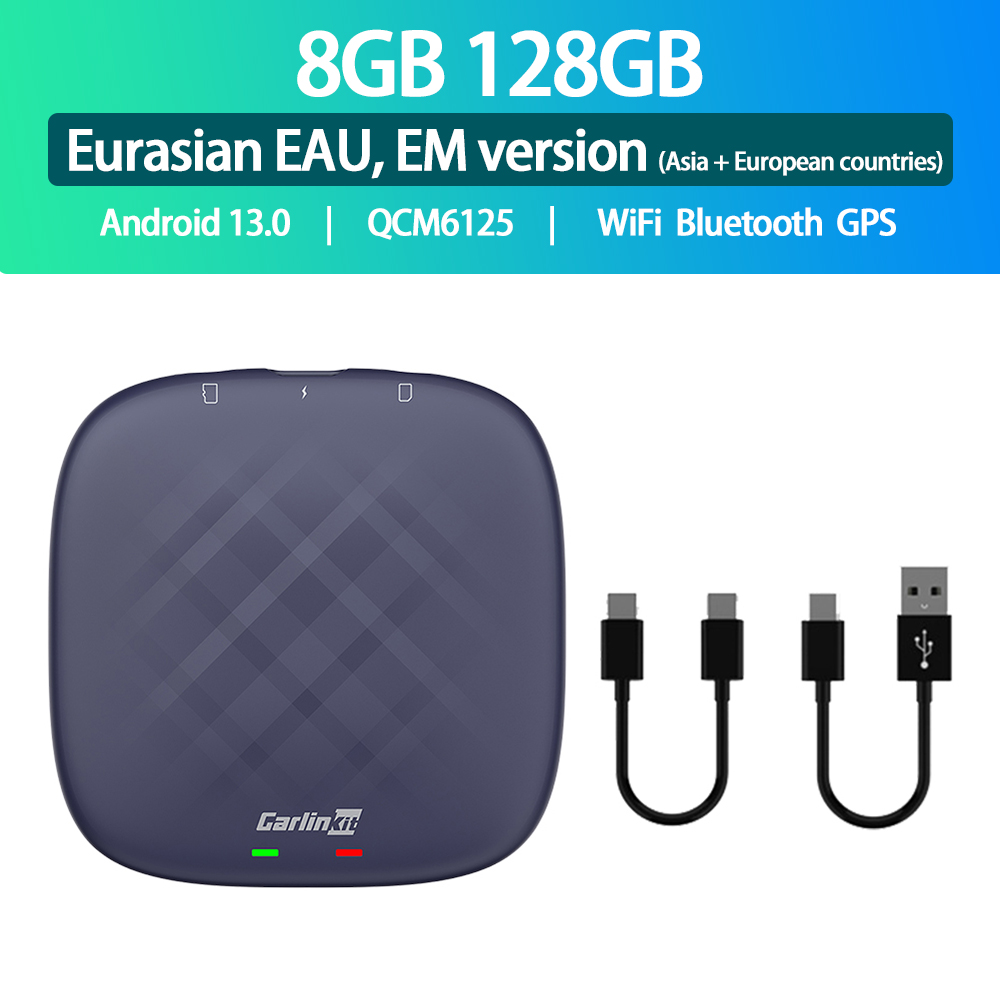 2023 Carlinkit CPC200-Tbox Plus Carplay AI Box Android 13 8+128GB
