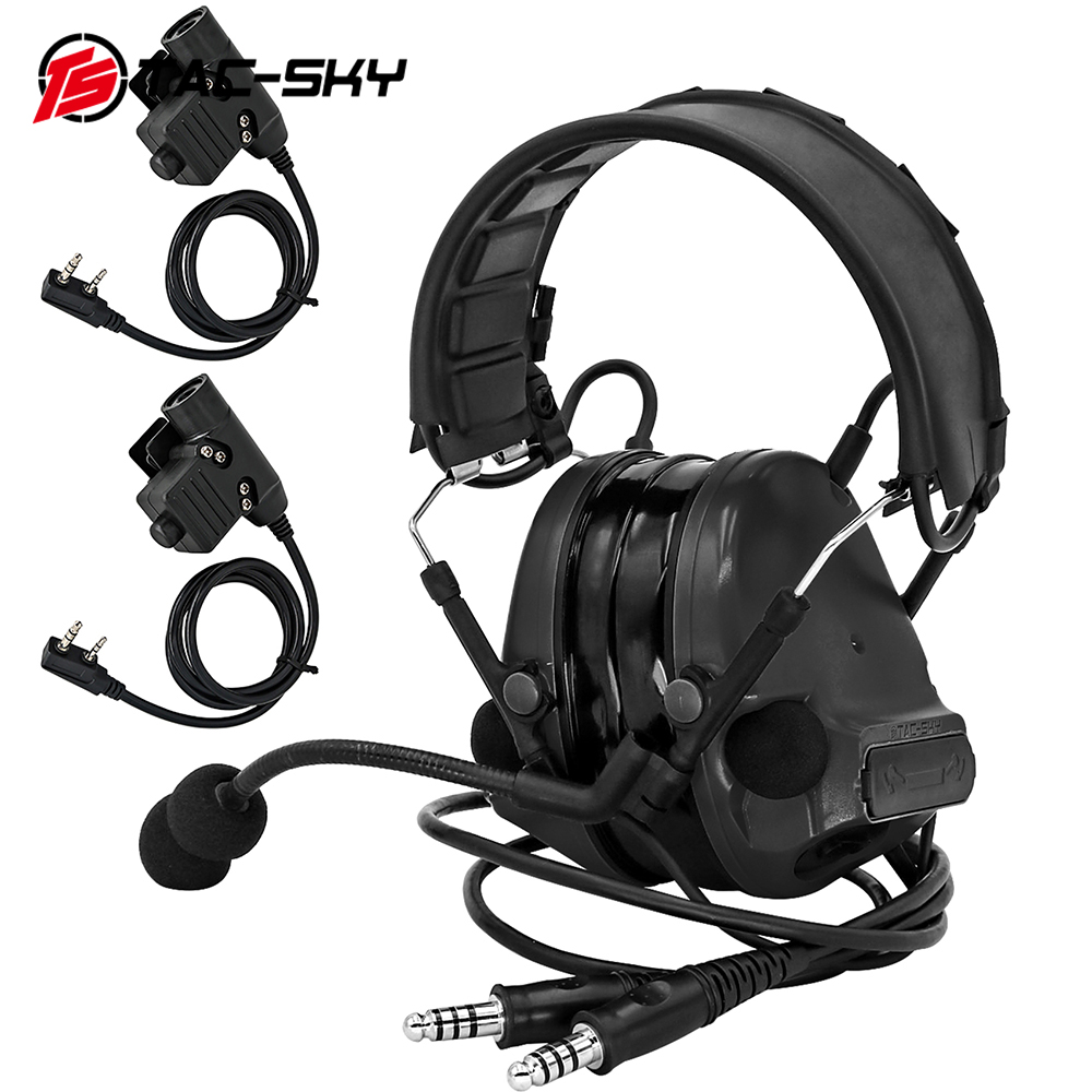 Tac-sky-comta iiiデュアルコミュニケーションタクティカルヘッド