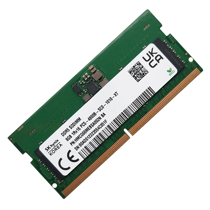 SK ハイニックス DDR5 8 ギガバイト 16 ギガバイト 4800MHz RAM 1Rx16