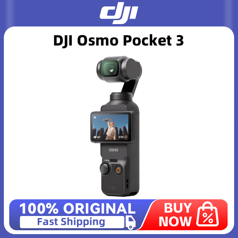 DJI-Osmo Pocket 3ポケットサイズ,1インチcmos,4k,120fps, 2インチ回転