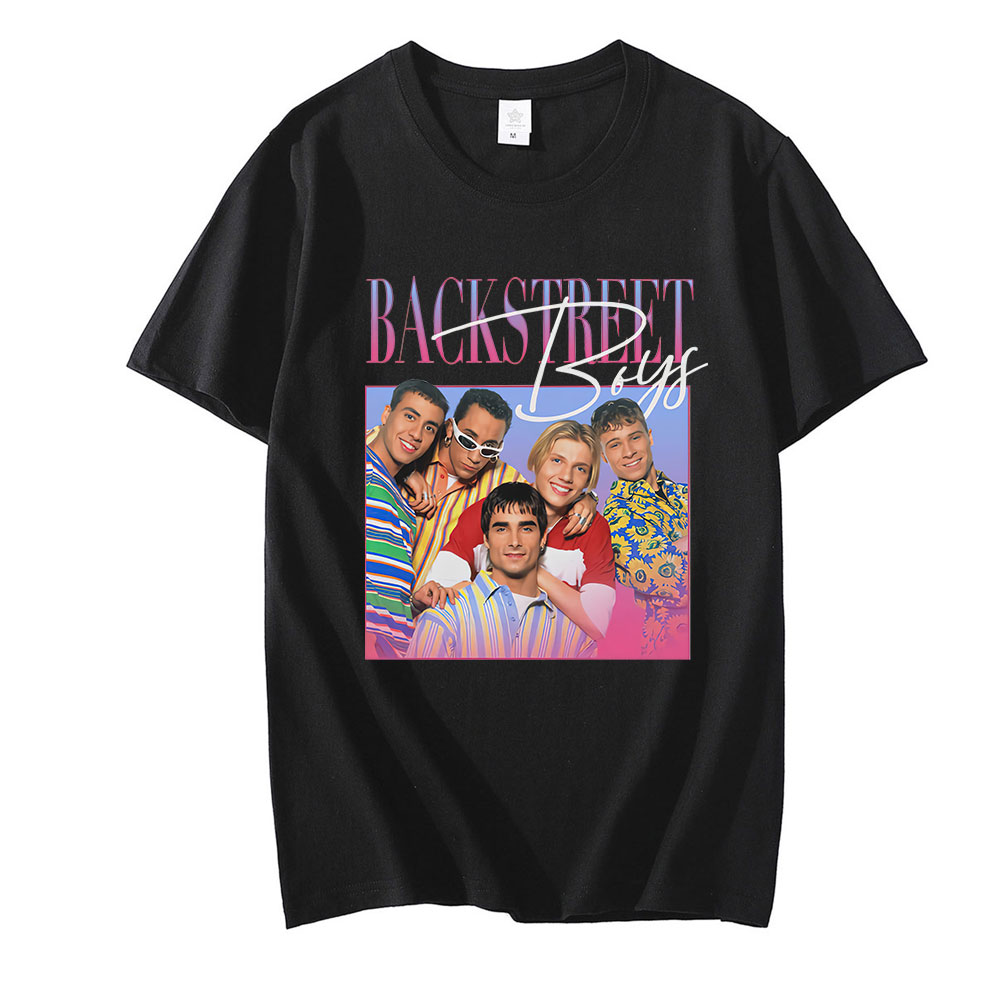 Backstreet Boys T-Shirt Unisex 90s Vintage Tee Shirt Boy Band Mens
