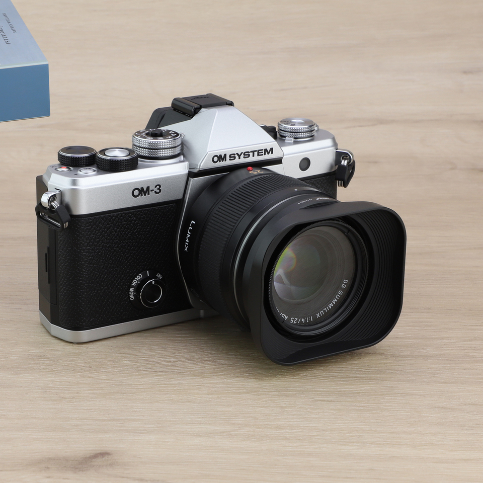 Haoge LH-P2514 スクエアメタルレンズフード パナソニック ライカ DG