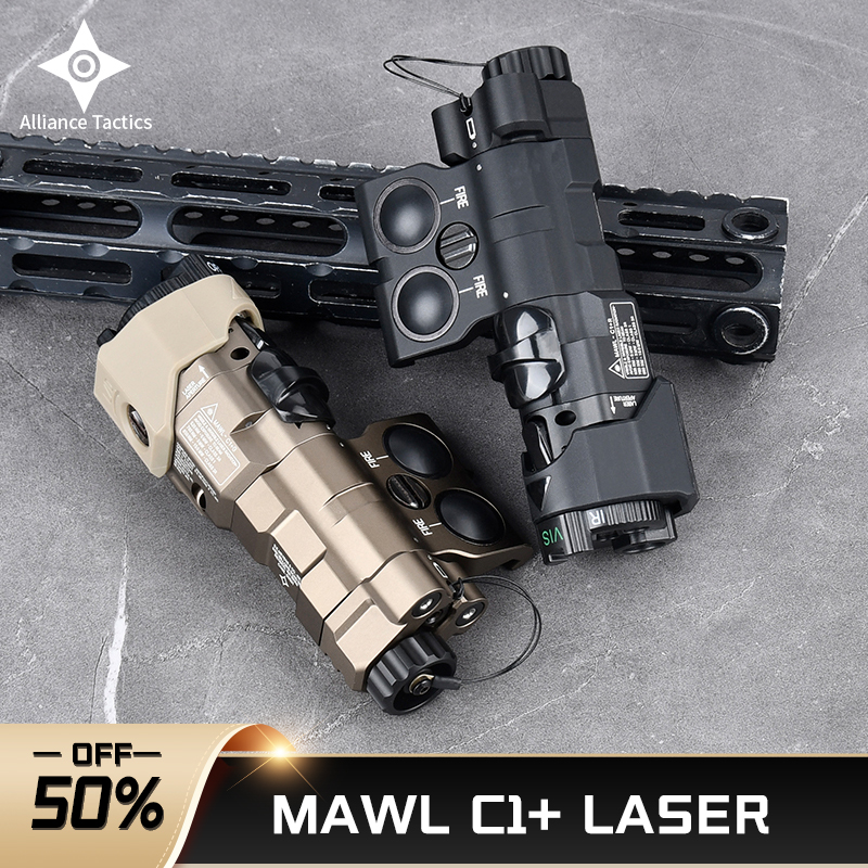新しい MAWL-C1 金属懐中電灯戦術 MAWL 赤緑レーザー CNC IR 可視 LED