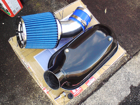 インダクションボックスの装着 – AE86に5バルブ4A-Gを載せてみる