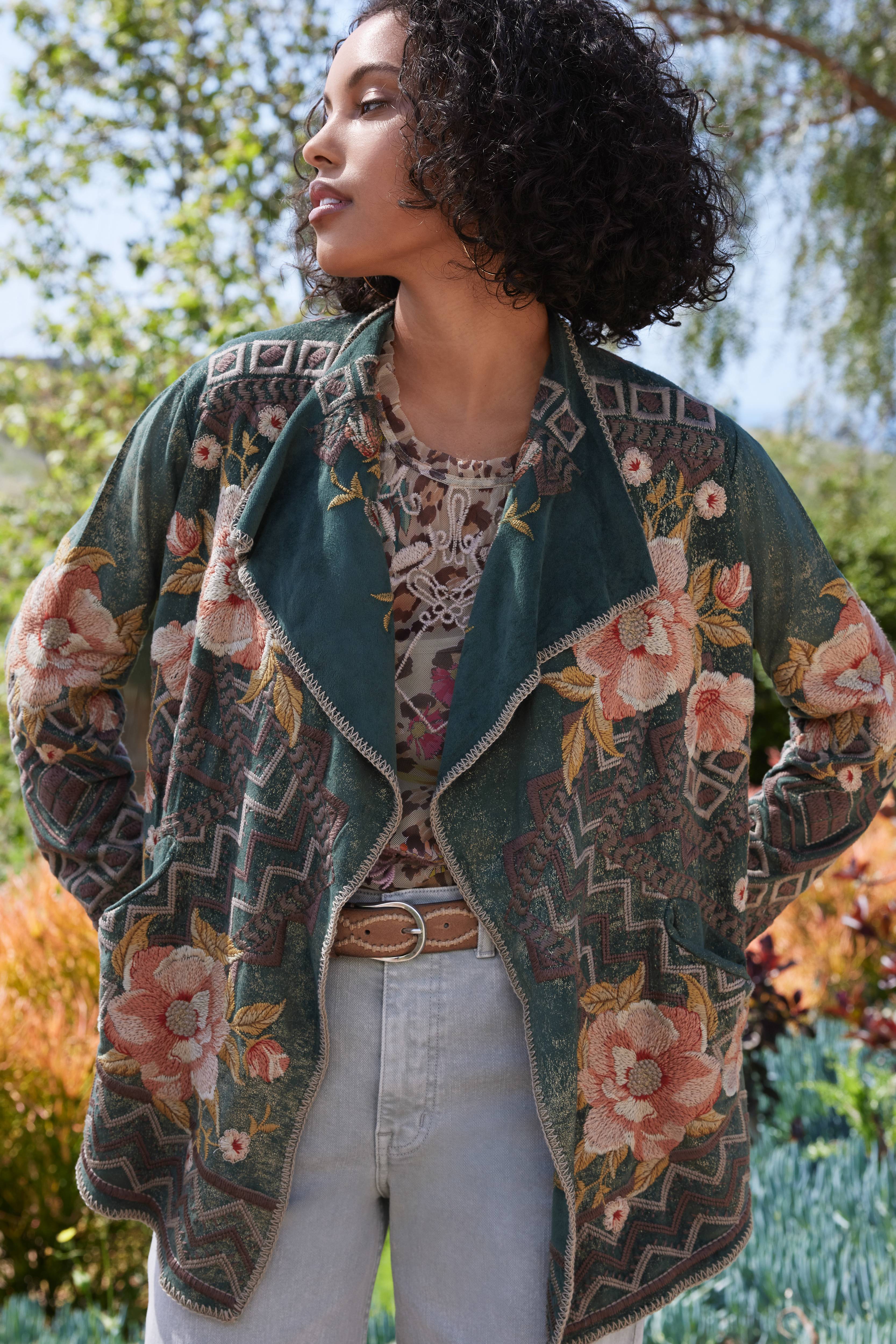 Buy BIYA METALLIC SHORT SWEATER | Johnny Was