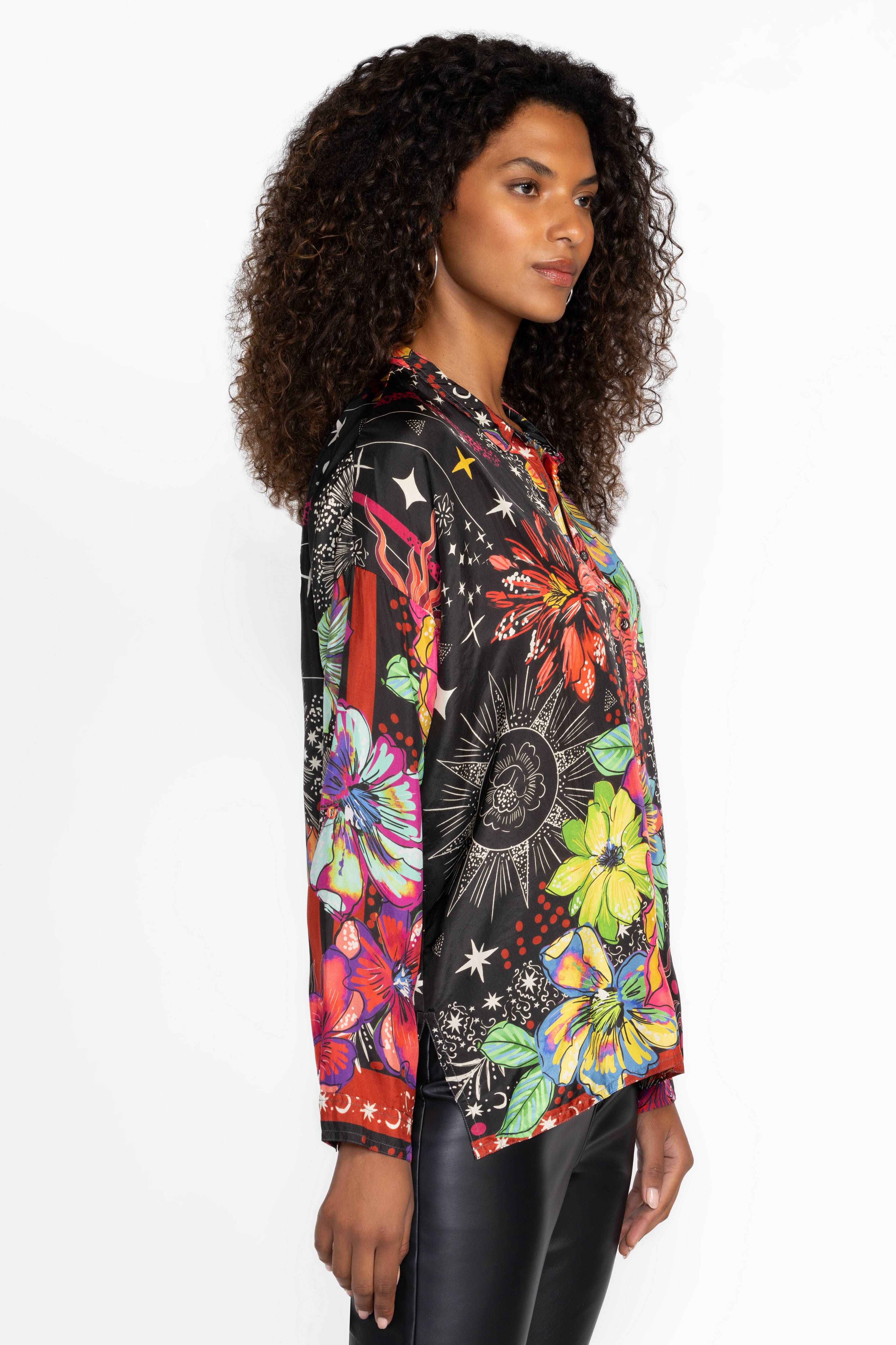 Buy The Audrey Oversized Blouse | Johnny Was