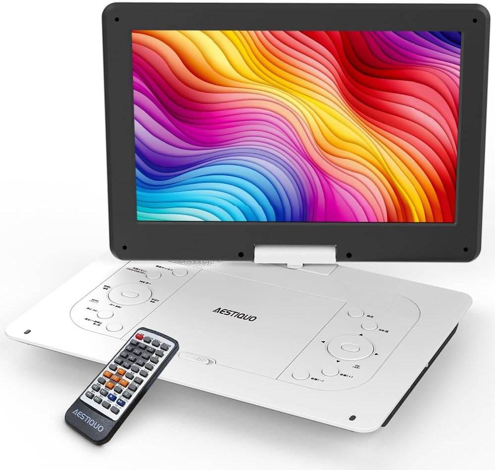 Aestiquo車載/家庭用 DVDプレーヤー PD141 - 14.1型大画面・HDMI/AV