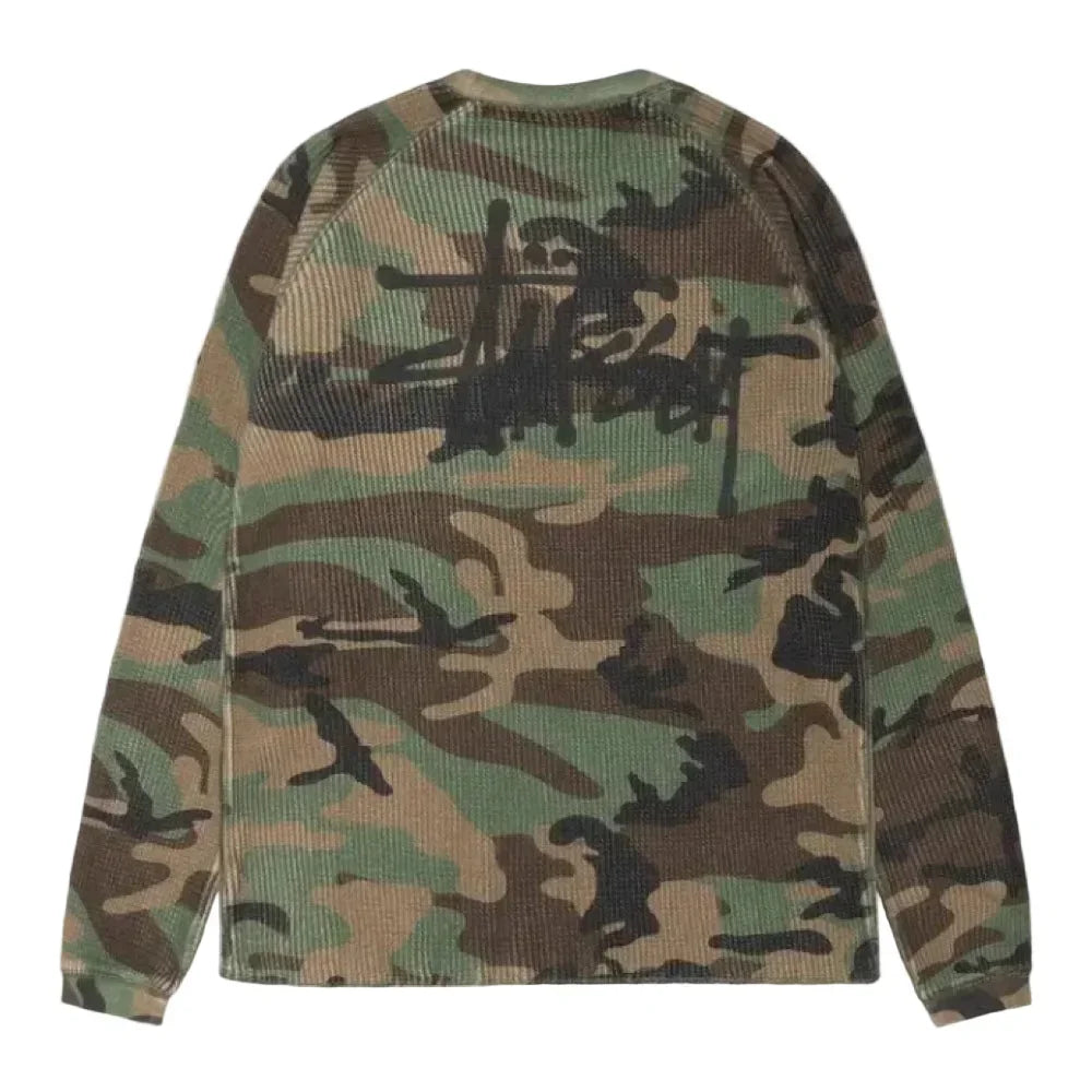 Stussy Basic Thermal Woodland Camo – AFV Clothes