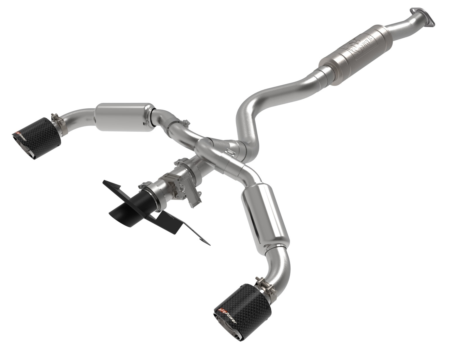 Gemini XV 3 IN to 2-1/2 IN 304 Stainless Steel Cat-Back Exhaust