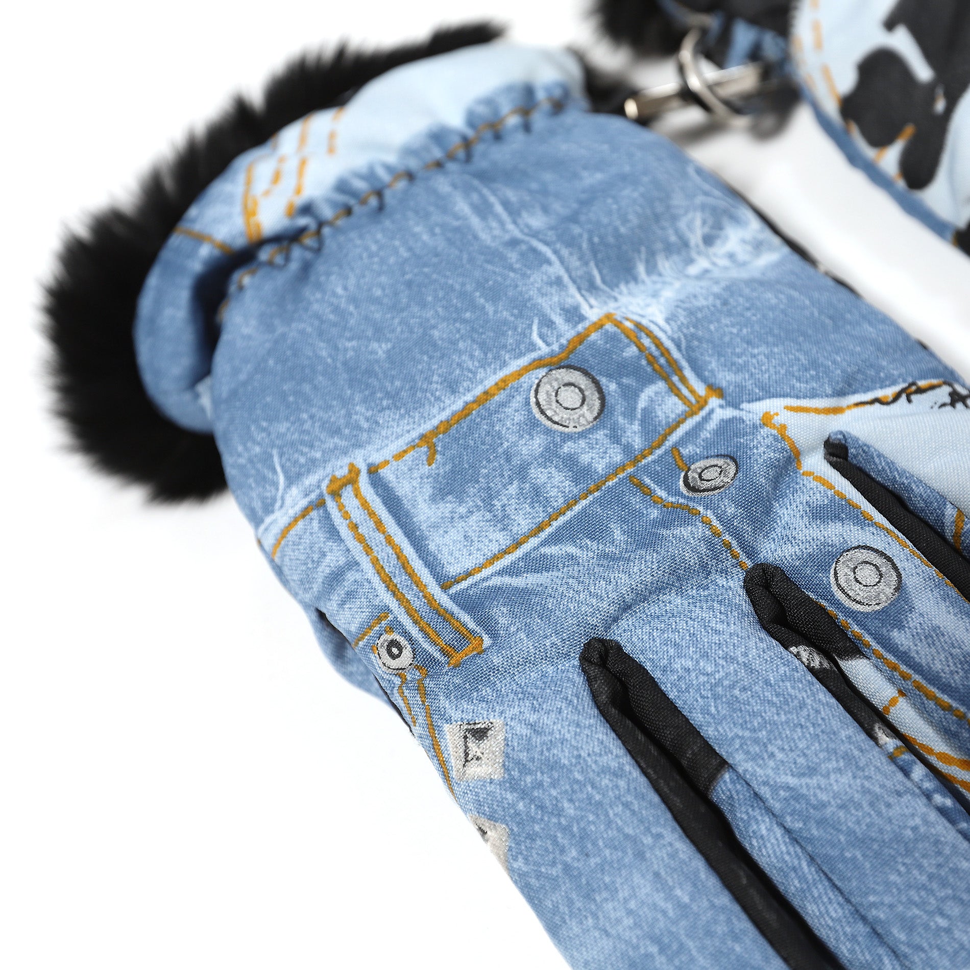 Christian Dior FW04 Trompe L'Oil Fur Gloves by John Galliano