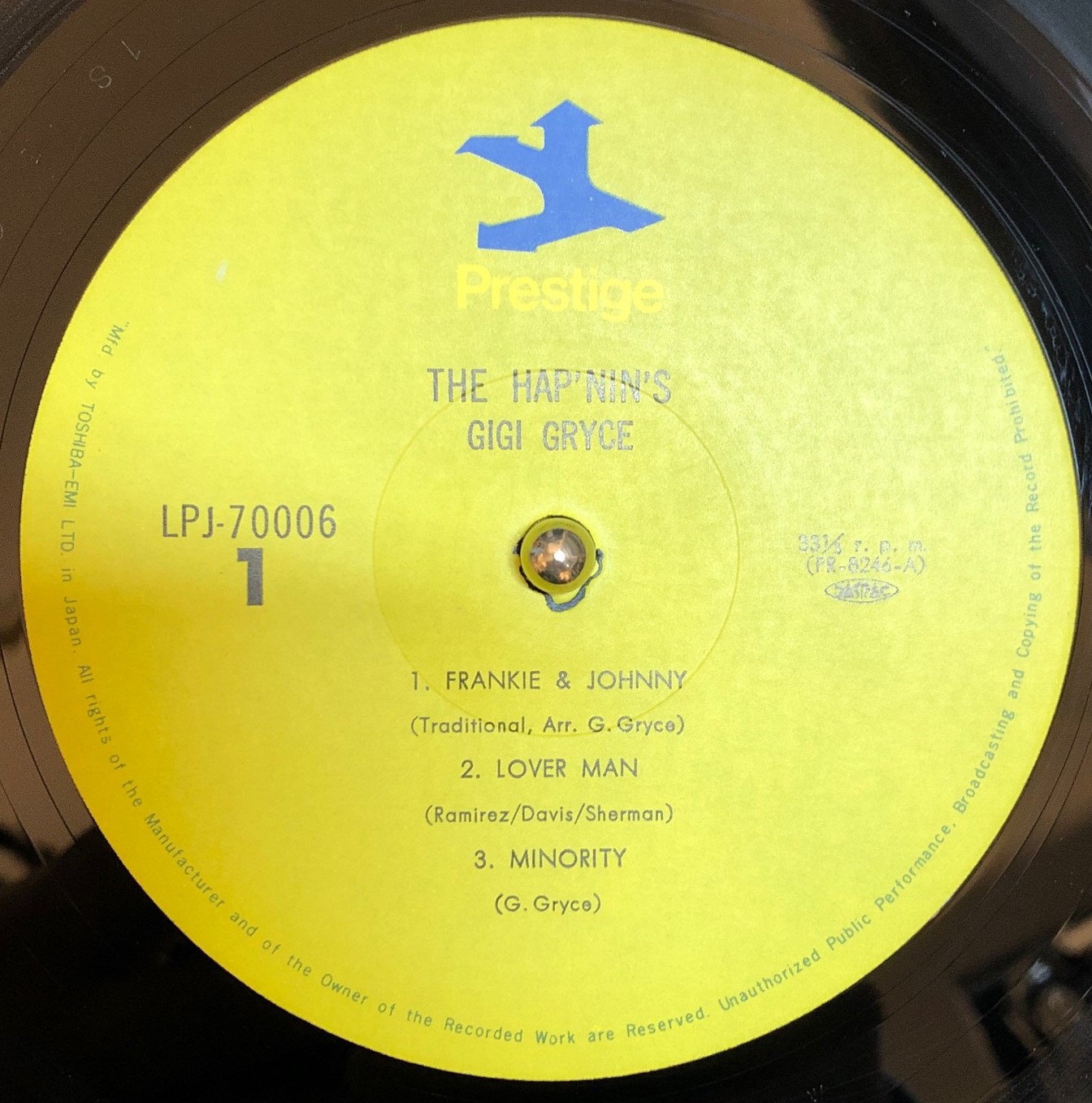 Gigi Gryce ‎– The Hap'nin's | 中古レコード通販・買取のアカル・レコーズ