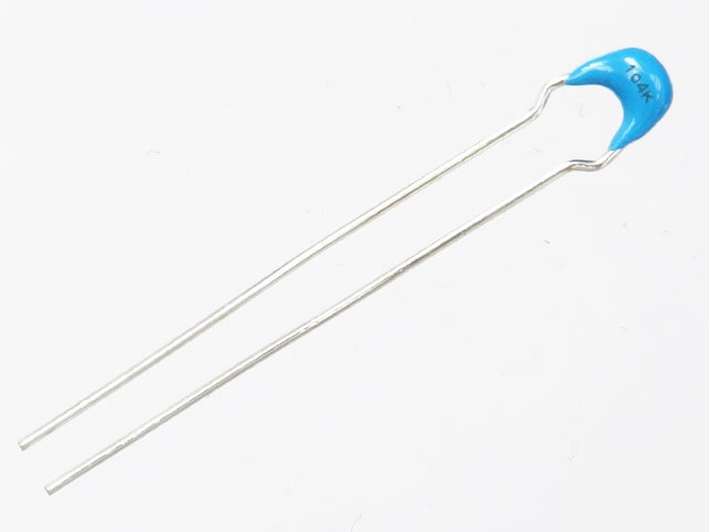 積層セラミックコンデンサー 0.1μF50V X7R 2.54mm: 受動部品 秋月電子