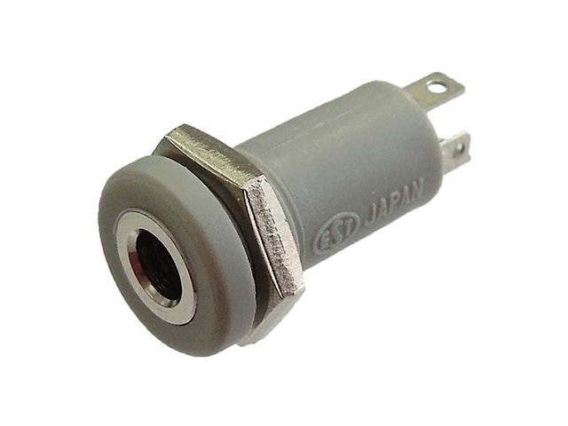 3.5mm4極ミニジャック(4極パネル用) MJ-064H パネル取付用: ケーブル