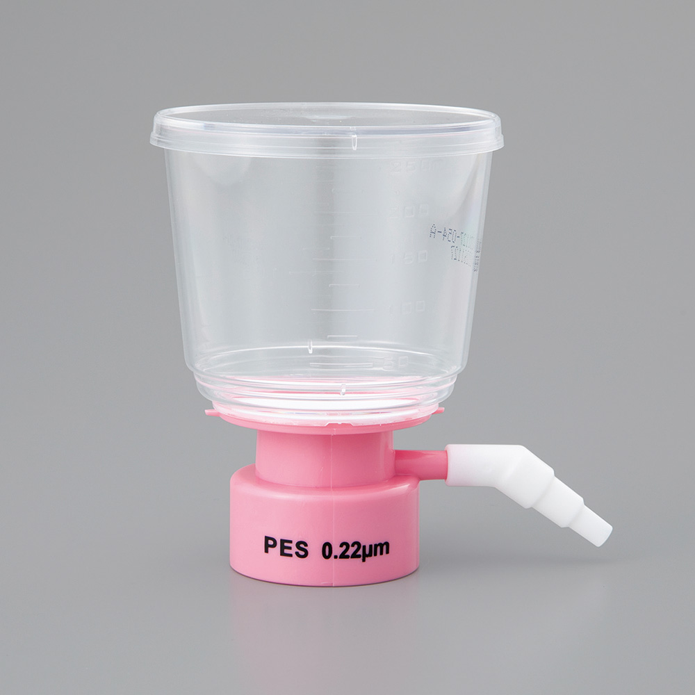 4-6232-03 ビオラモボトルトップフィルター（PES・0.22μm） 500mL γ線