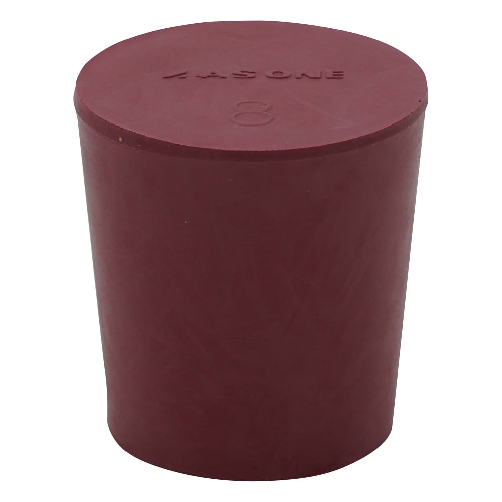 6-337-08 赤ゴム栓 1個入 8号 【AXEL】 アズワン