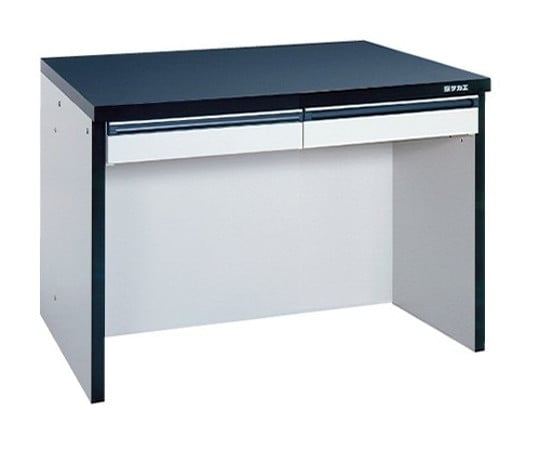 サイド実験台（オープンタイプ・引出し付） グレー・ブラック STA