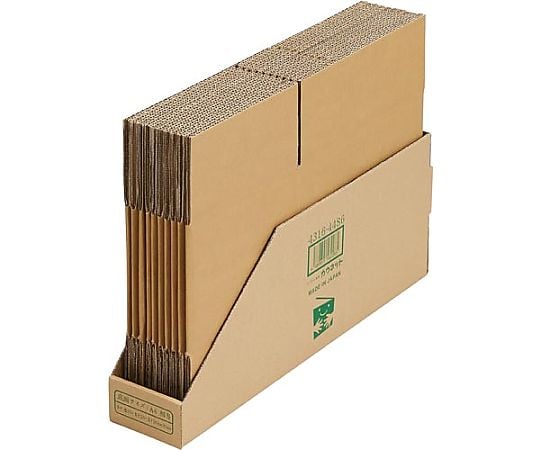 64-5201-24 取り出しやすい容量可変式ダンボール A4 10枚 4316-4486