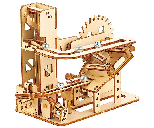68-5386-06 木製エレベーター式コースタークラフトキット 58445 【AXEL