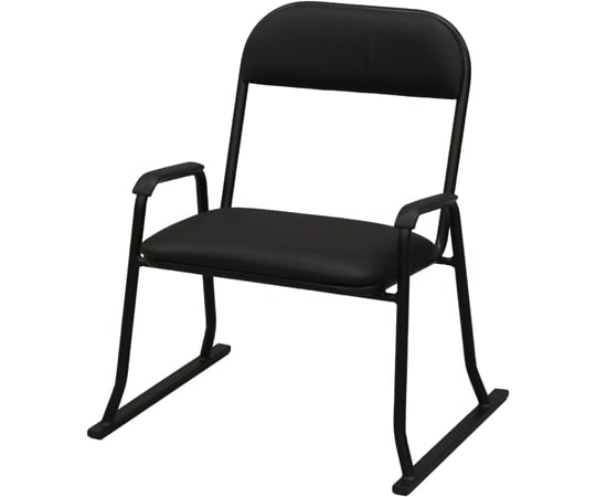 68-9390-54 楽座椅子 ハイタイプ ブラック RCH-500 【AXEL】 アズワン