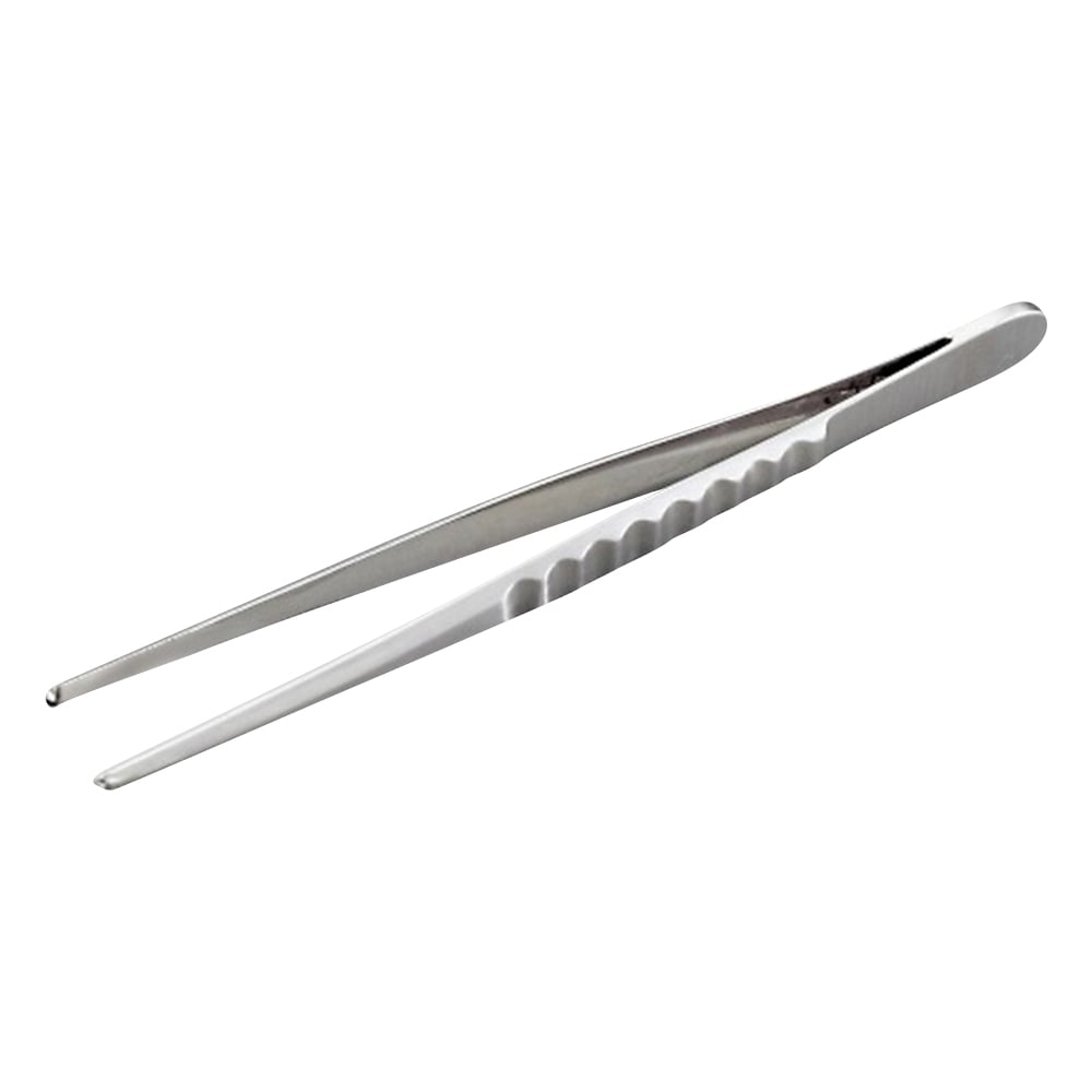 7-1294-01 ピンセット(大波) 有鈎 130mm IAA-246-82 【AXEL】 アズワン