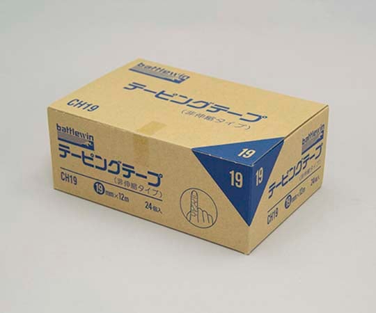 0-8029-02 テーピングテープ［非伸縮］ 24巻入 CH-19 【AXEL】 アズワン