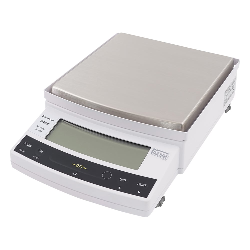 1-6735-15 上皿天びん UP-X・校正分銅内蔵タイプ 4200g 最小表示：0.01