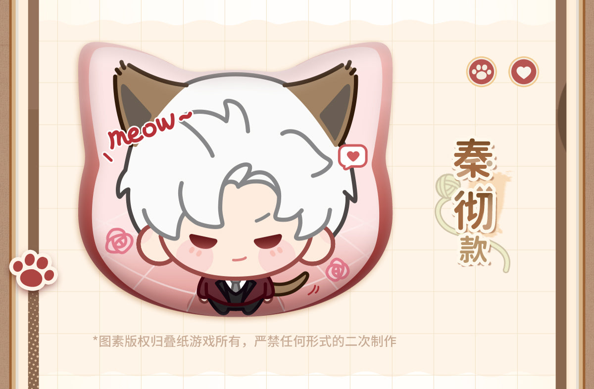 恋と深空 猫はあなたに会いたいシリーズ 猫型PU缶バッジ（26年4月以降