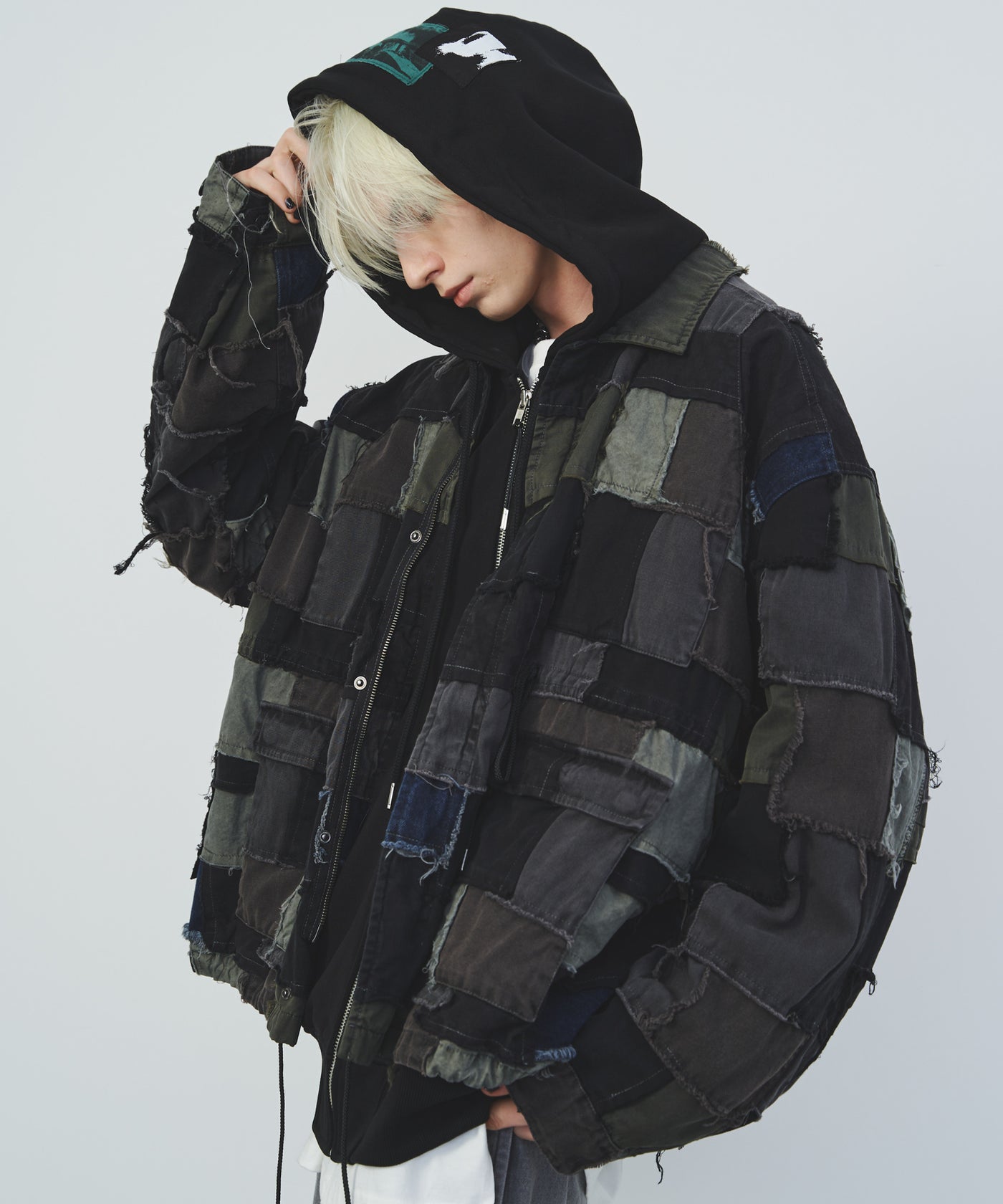 AIVER ボロミリタリージャケット