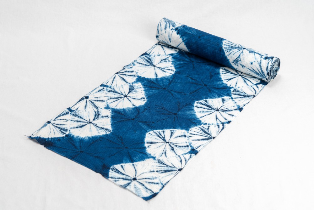 本藍染絞り浴衣（蜘蛛絞り） | オンラインショップ｜京都大原 本藍染