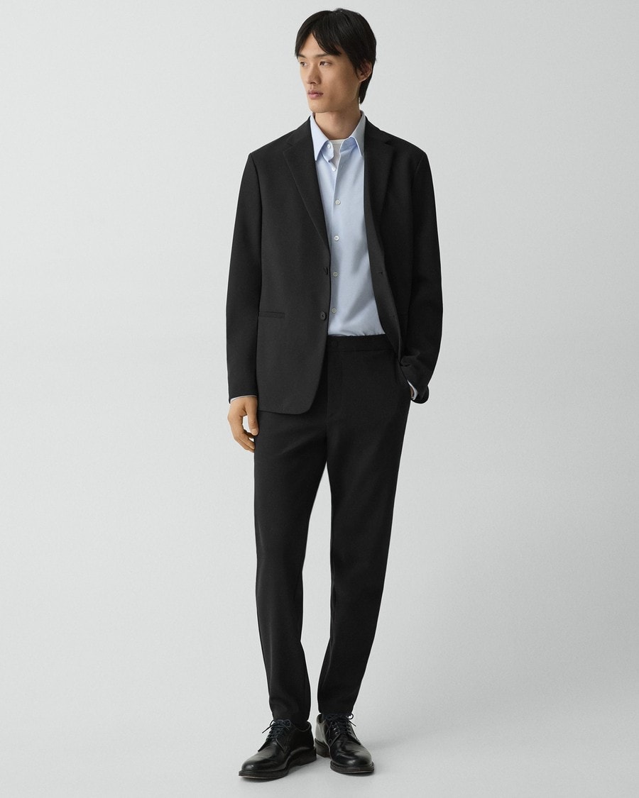 Clinton Blazer in Precision Ponte | Men's Tailored Knit Jacket