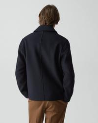 Men's Plush Melton Peacoat | Theory