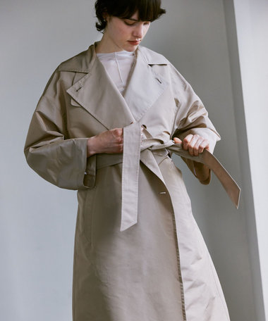 マイクロタフタトレンチコート|allureville OFFICIAL SITE / ONLINE