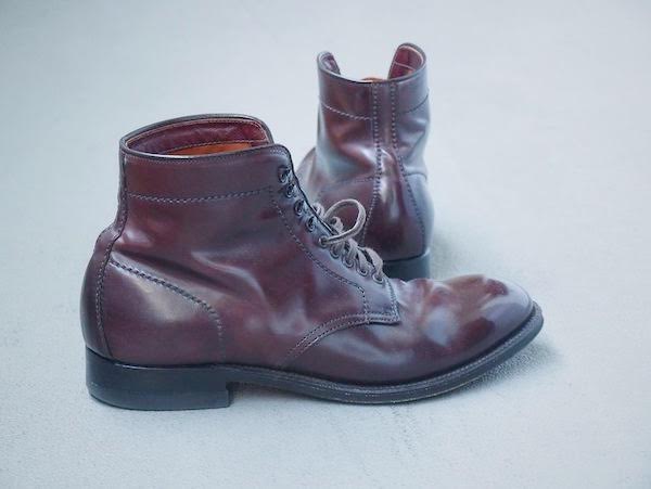 オールデン 4561H ダークバーガンディコードバン プレーントゥブーツ