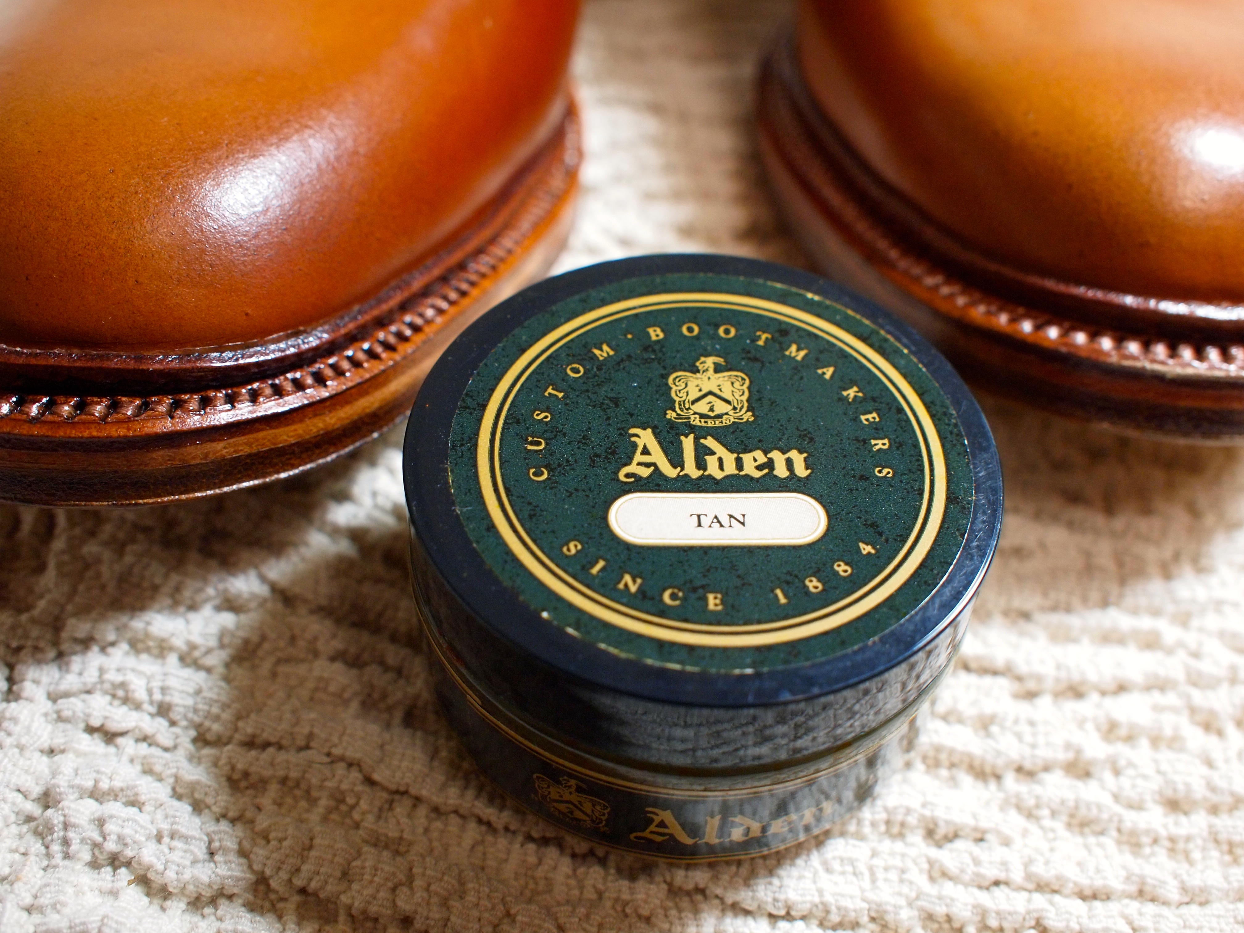 ウイスキーコードバンに使うワックスは？オールデン純正ワックス 