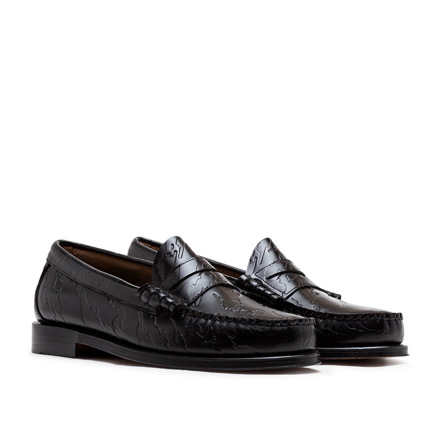 G.H.BASS x Maharishi Larson Penny Loafers (Black) BA91010M