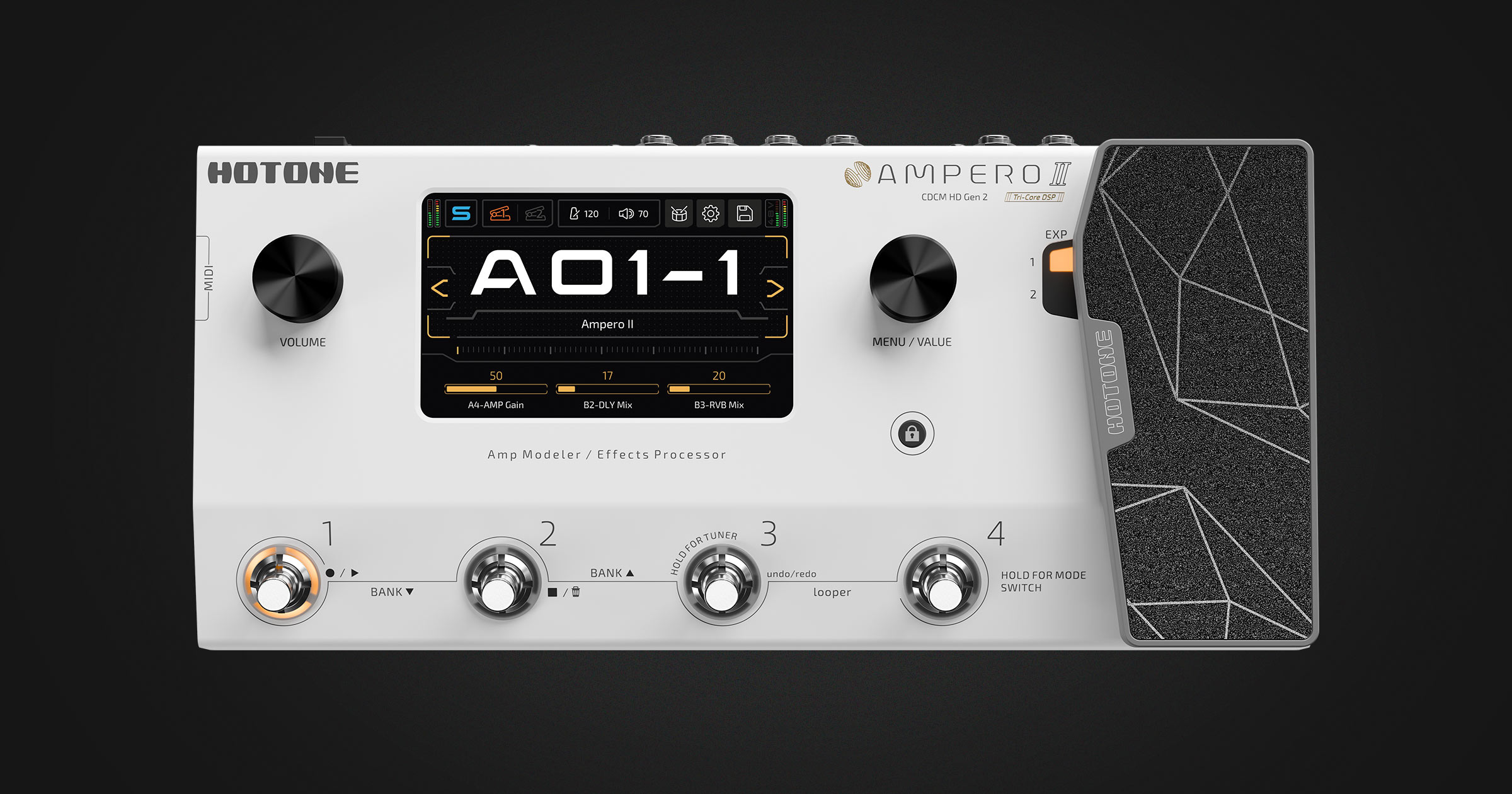 HOTONE | AMPERO Ⅱ | マルチ・エフェクター | 製品情報