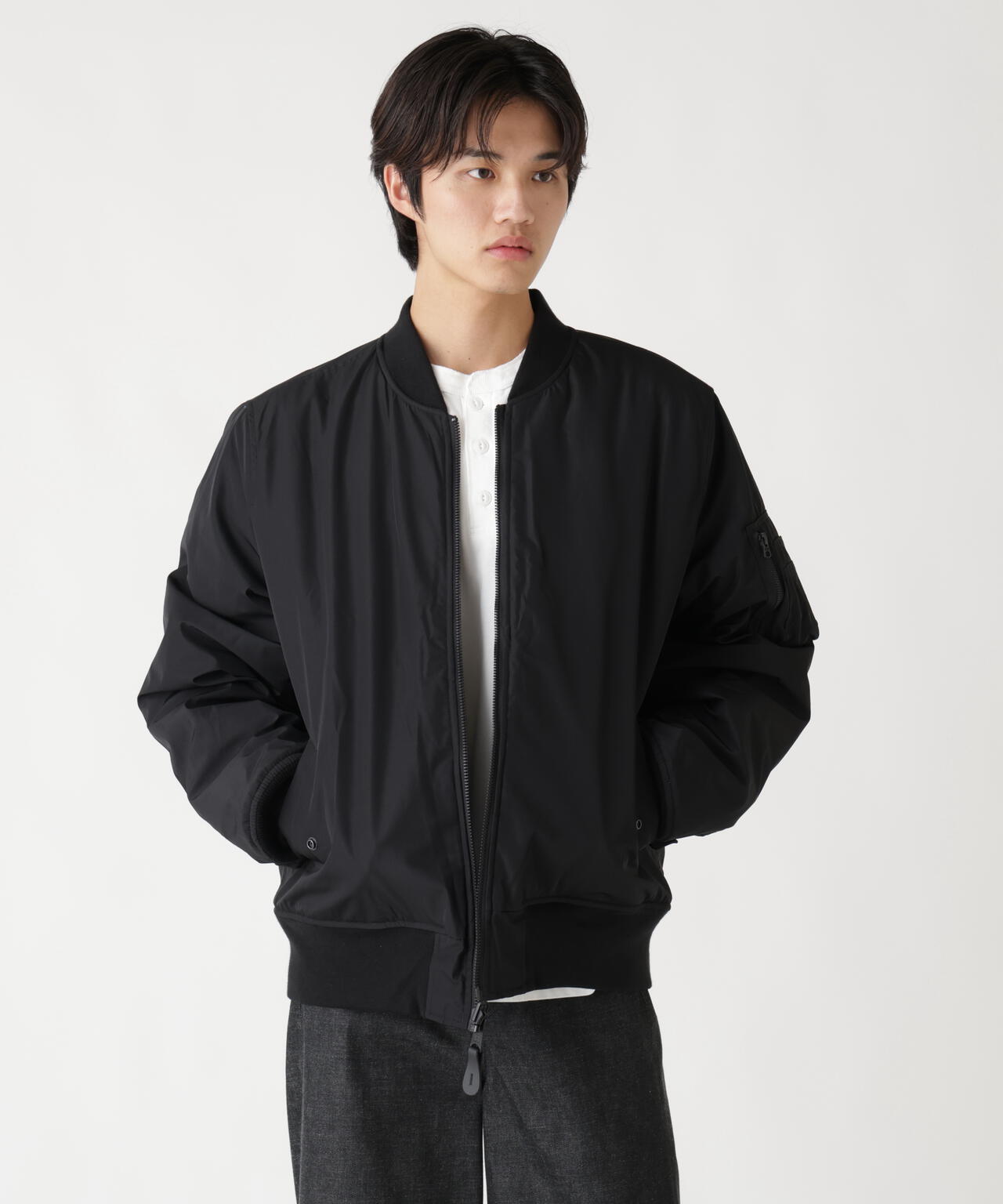 REVERSIBLE ONION QUILTED MA-1 FLIGHT JACKET ｜アルファ