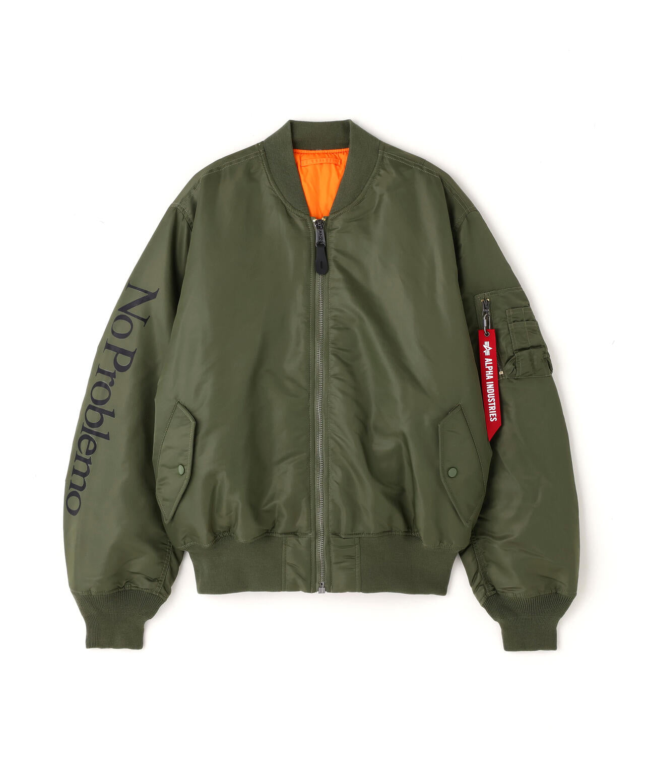 NO PROBLEMO X ALPHA NO WAR MA-1 ｜アルファ インダストリーズ