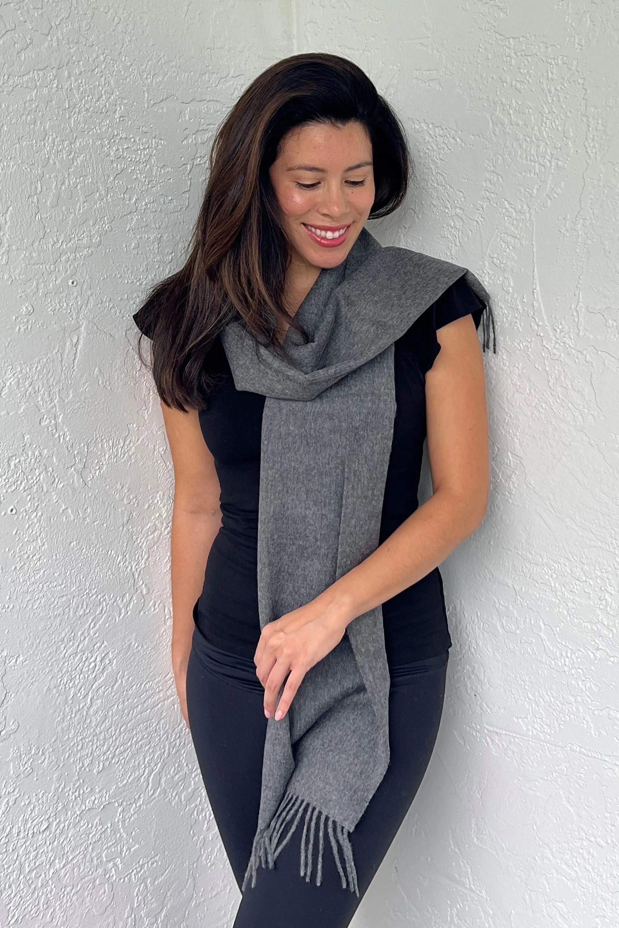 Ayara Baby Alpaca Gray Scarf – Alpacaorigins